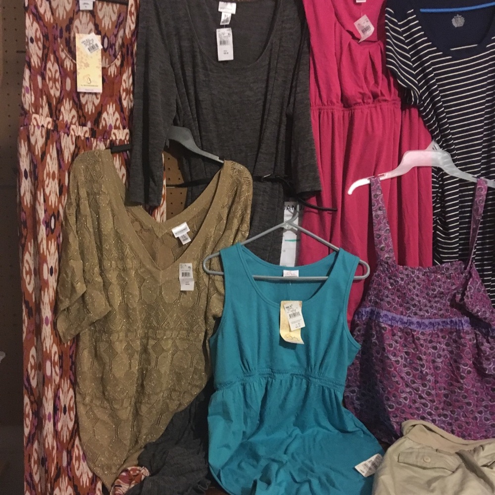 Maternity clothes.